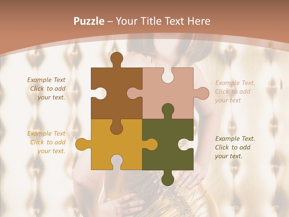 Erotica Body Couch PowerPoint Template