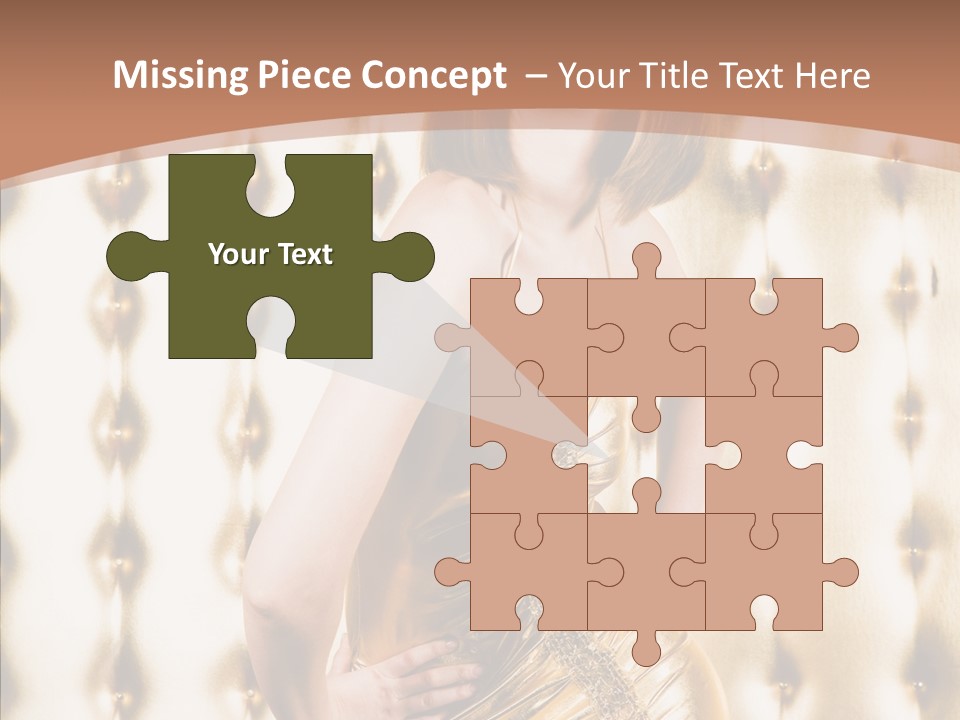 Erotica Body Couch PowerPoint Template