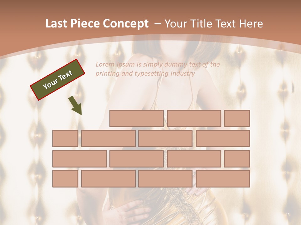 Erotica Body Couch PowerPoint Template