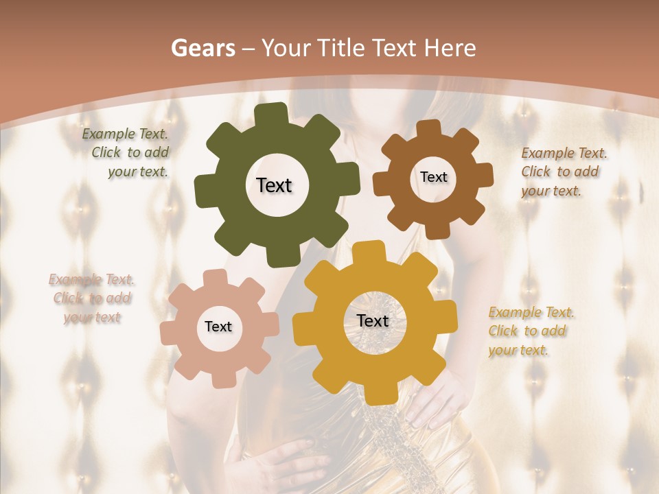 Erotica Body Couch PowerPoint Template