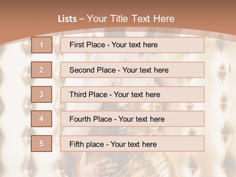 Erotica Body Couch PowerPoint Template