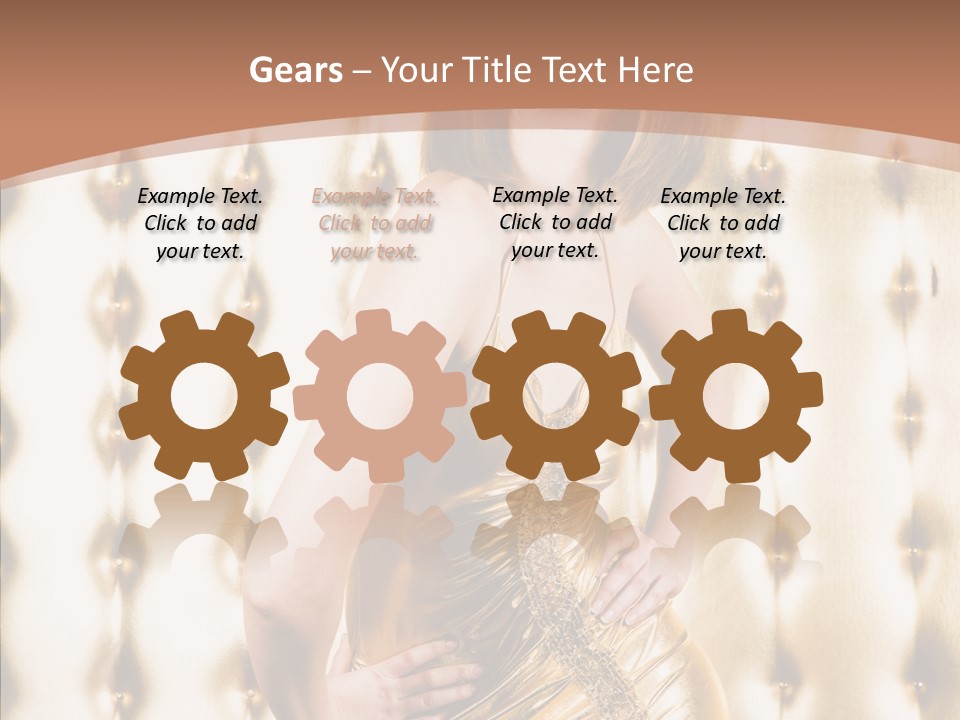 Erotica Body Couch PowerPoint Template