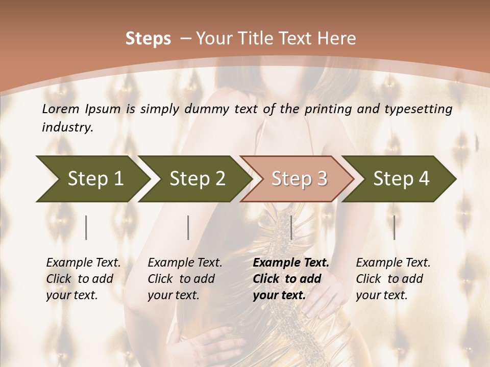 Erotica Body Couch PowerPoint Template