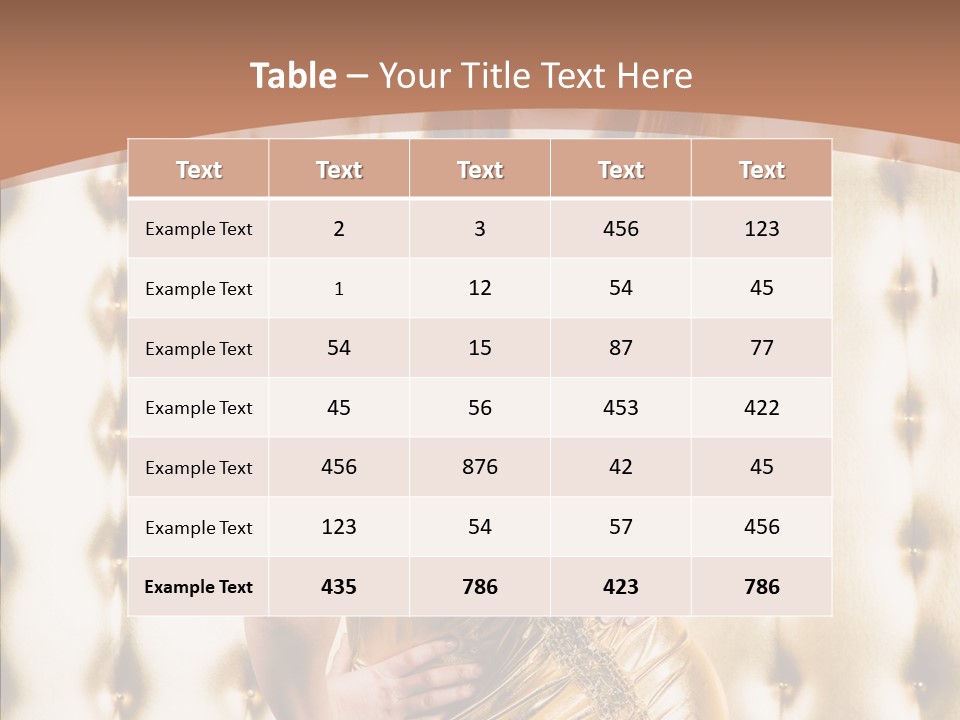 Erotica Body Couch PowerPoint Template