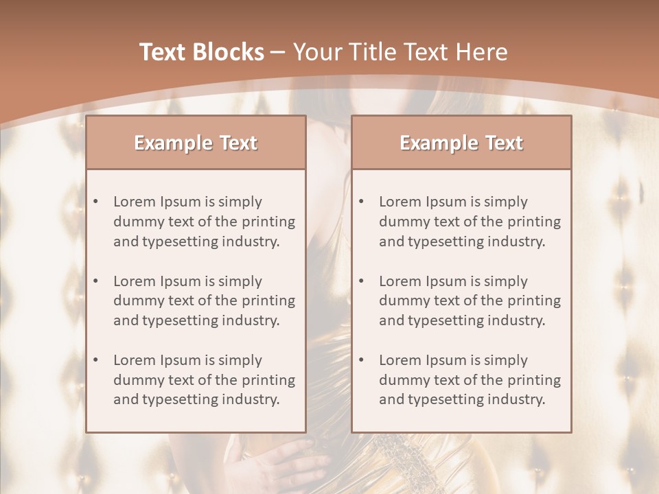Erotica Body Couch PowerPoint Template