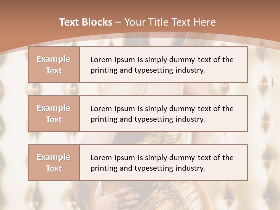 Erotica Body Couch PowerPoint Template