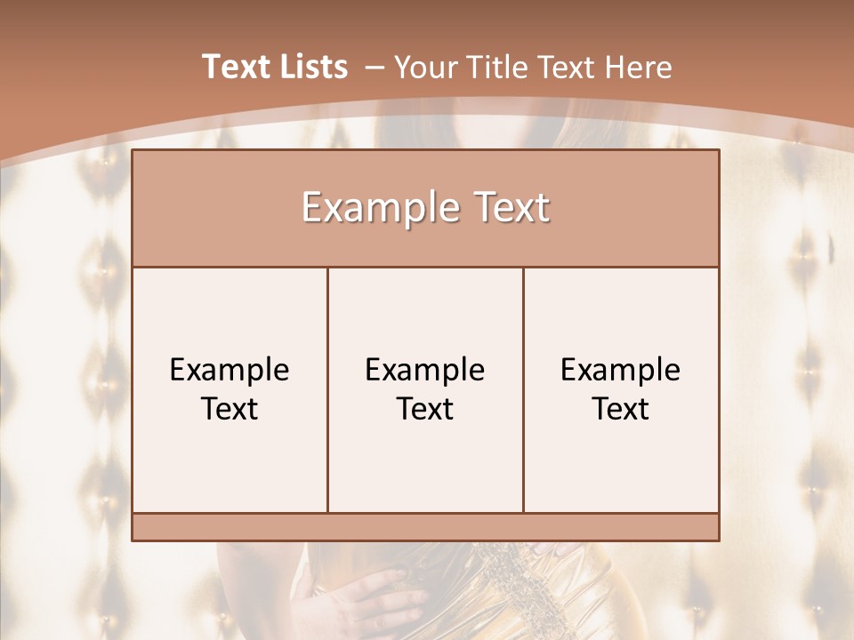 Erotica Body Couch PowerPoint Template