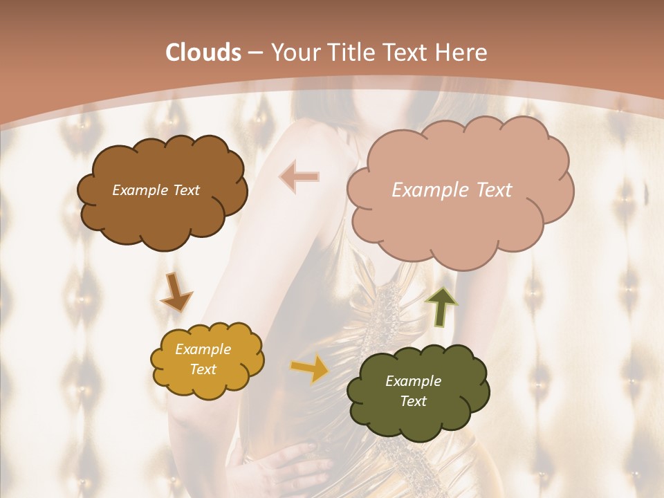 Erotica Body Couch PowerPoint Template