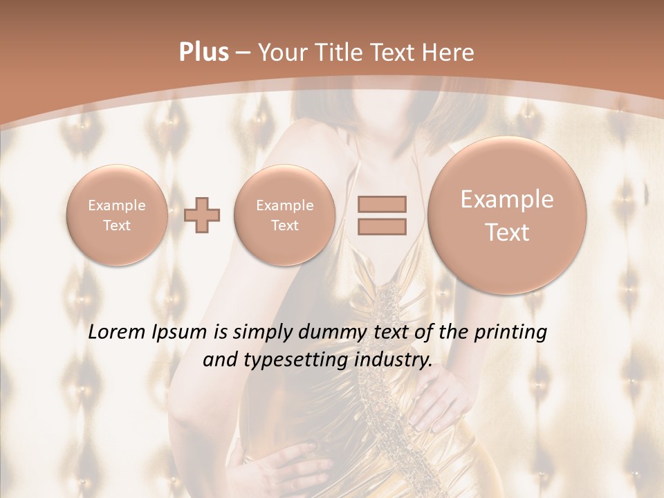 Erotica Body Couch PowerPoint Template