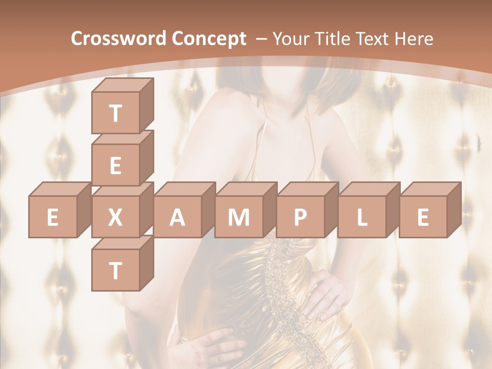 Erotica Body Couch PowerPoint Template