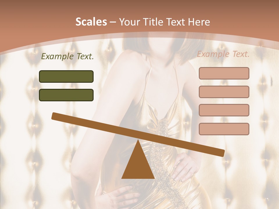 Erotica Body Couch PowerPoint Template