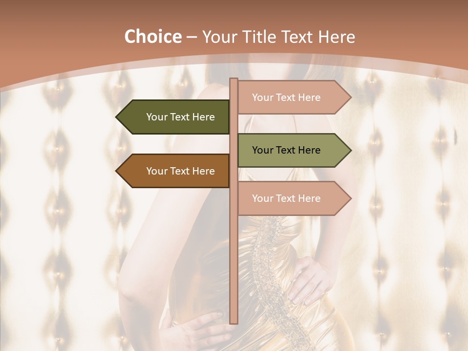 Erotica Body Couch PowerPoint Template