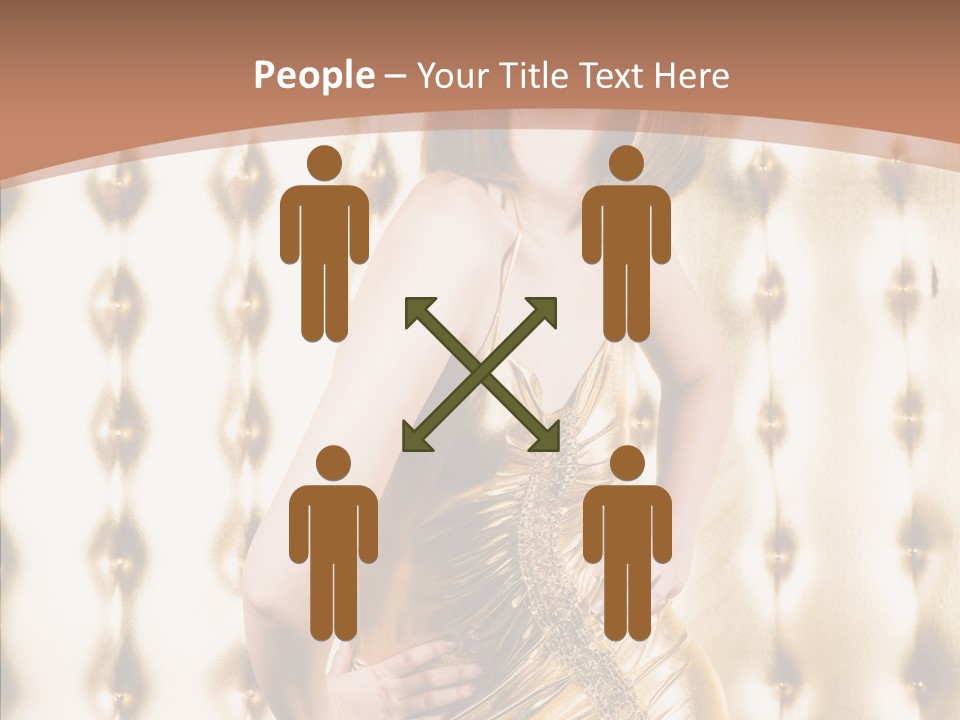 Erotica Body Couch PowerPoint Template