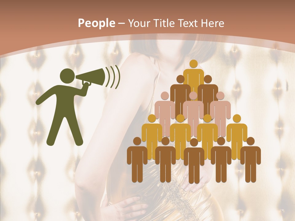 Erotica Body Couch PowerPoint Template