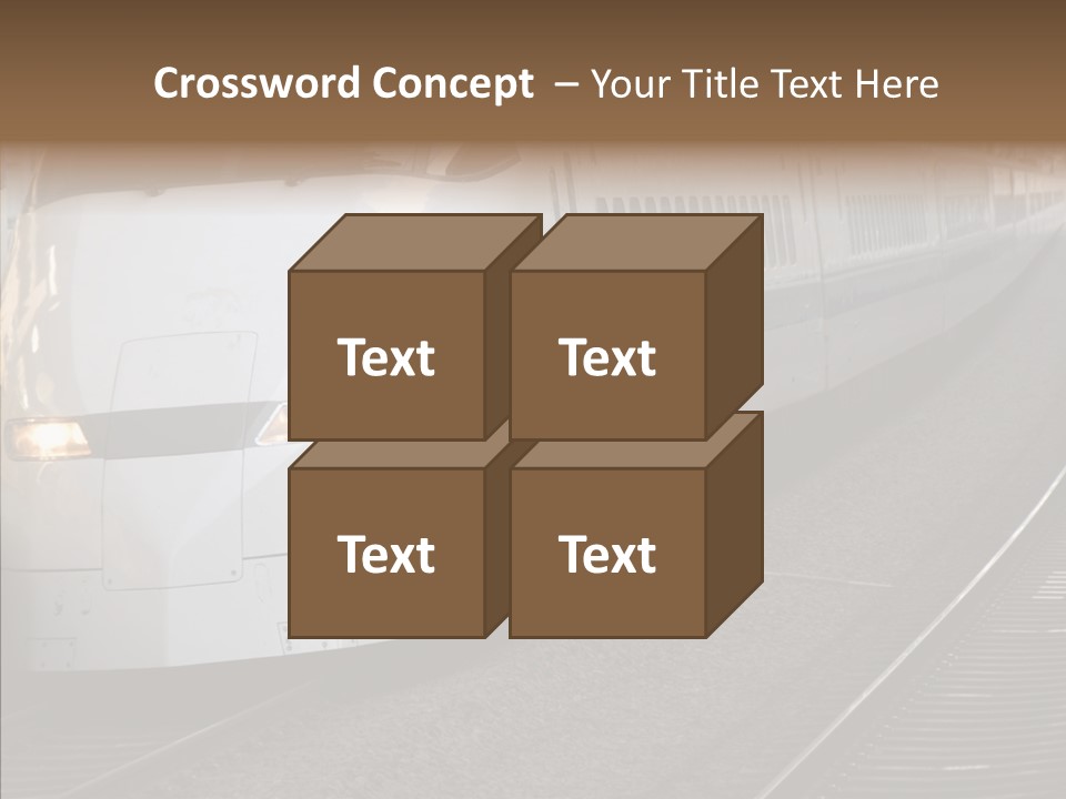 Train Kodama Fast PowerPoint Template