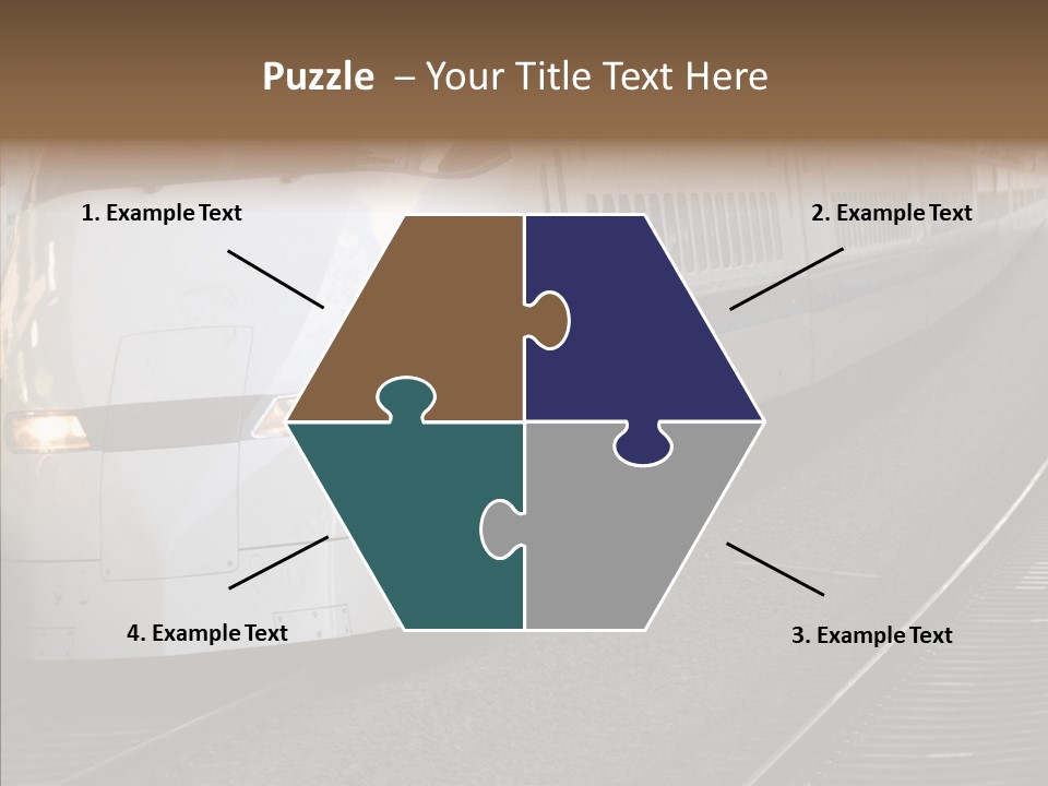 Train Kodama Fast PowerPoint Template