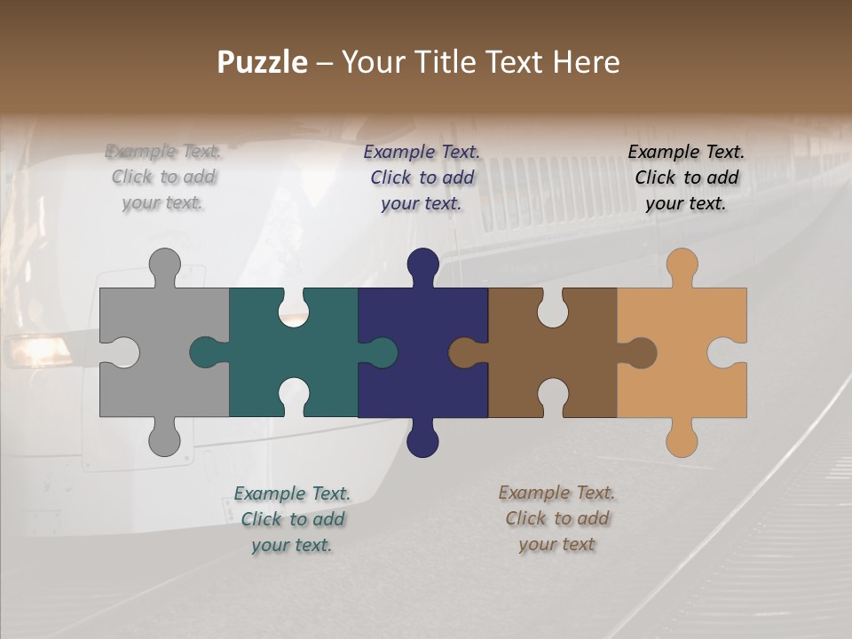 Train Kodama Fast PowerPoint Template