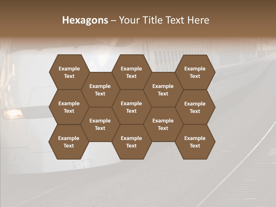 Train Kodama Fast PowerPoint Template