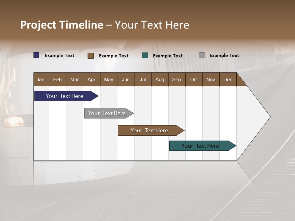 Train Kodama Fast PowerPoint Template