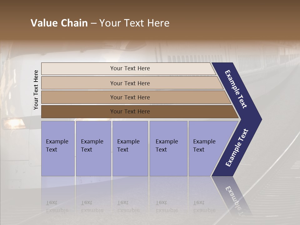 Train Kodama Fast PowerPoint Template