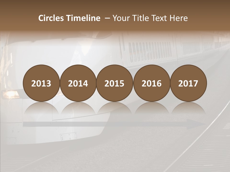 Train Kodama Fast PowerPoint Template