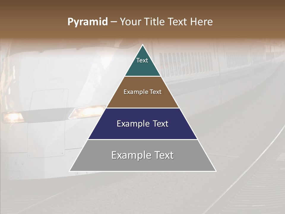 Train Kodama Fast PowerPoint Template
