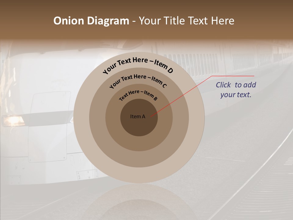 Train Kodama Fast PowerPoint Template