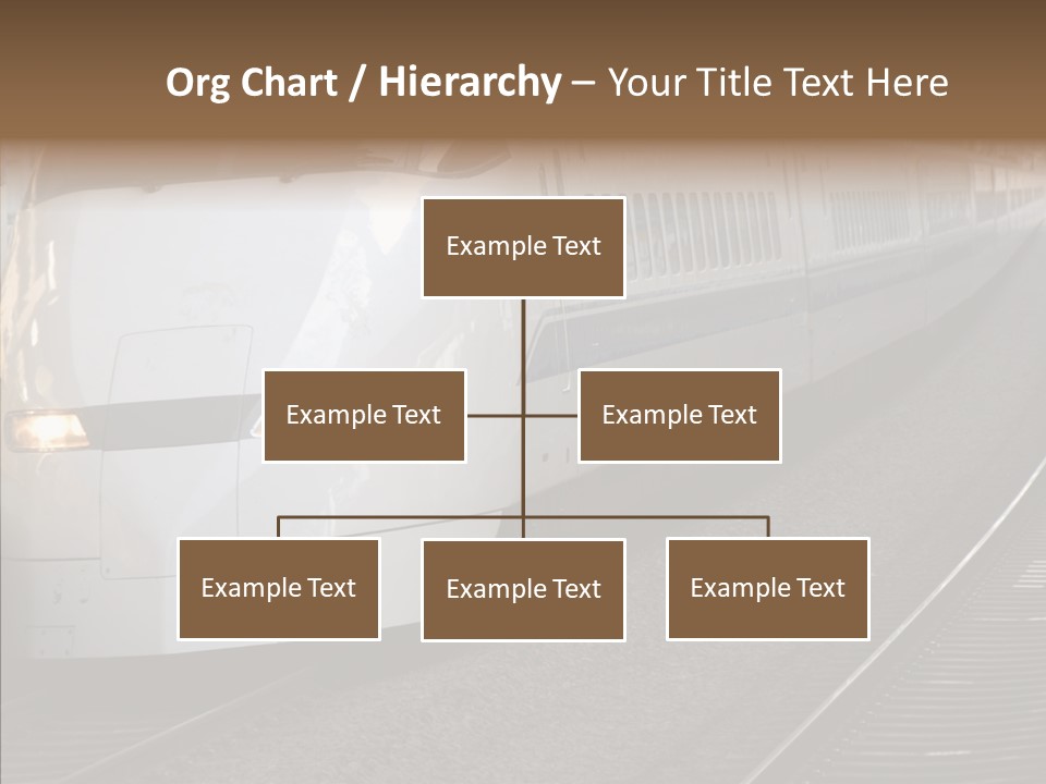 Train Kodama Fast PowerPoint Template
