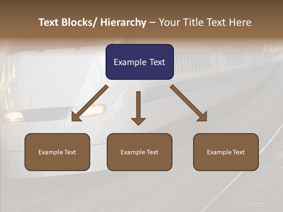 Train Kodama Fast PowerPoint Template