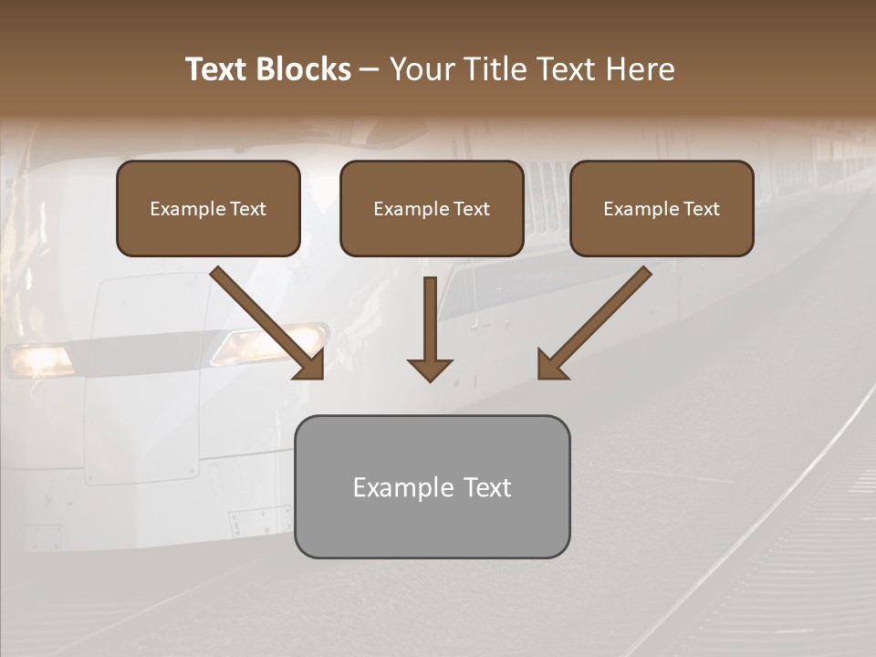 Train Kodama Fast PowerPoint Template