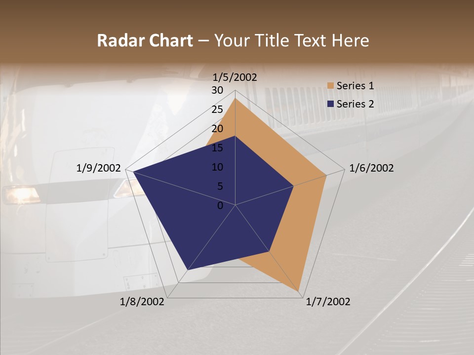 Train Kodama Fast PowerPoint Template