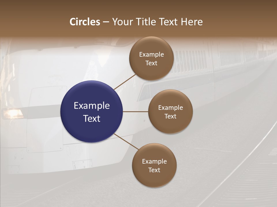 Train Kodama Fast PowerPoint Template