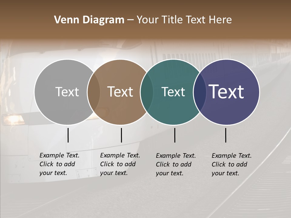 Train Kodama Fast PowerPoint Template