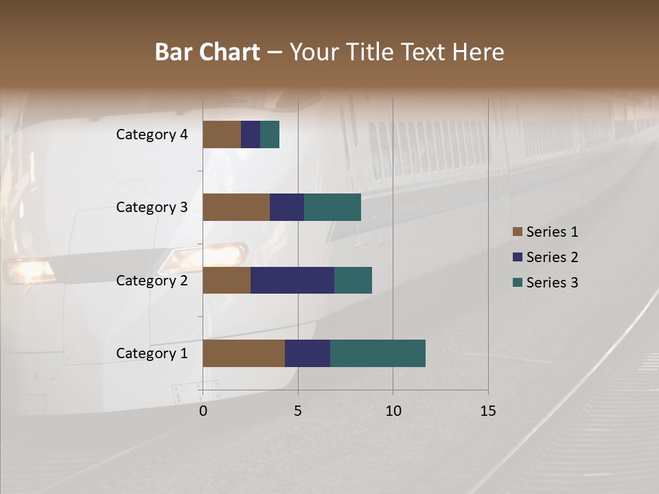 Train Kodama Fast PowerPoint Template