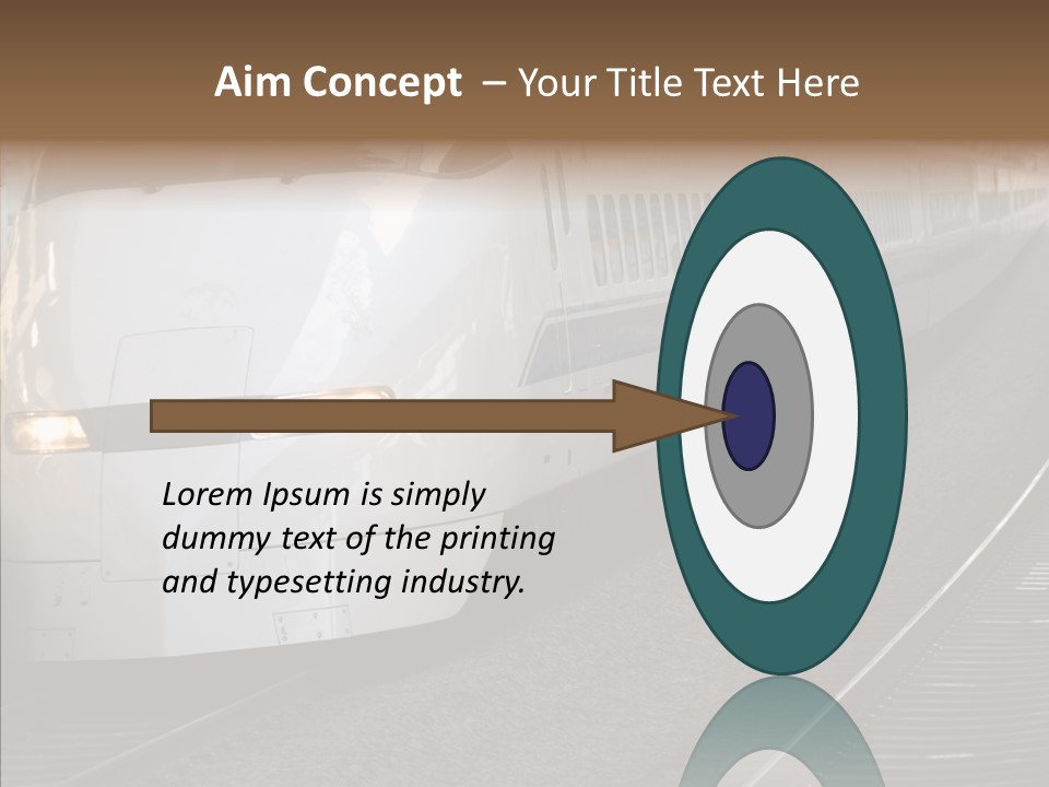 Train Kodama Fast PowerPoint Template