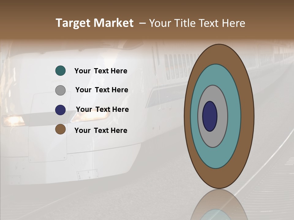 Train Kodama Fast PowerPoint Template