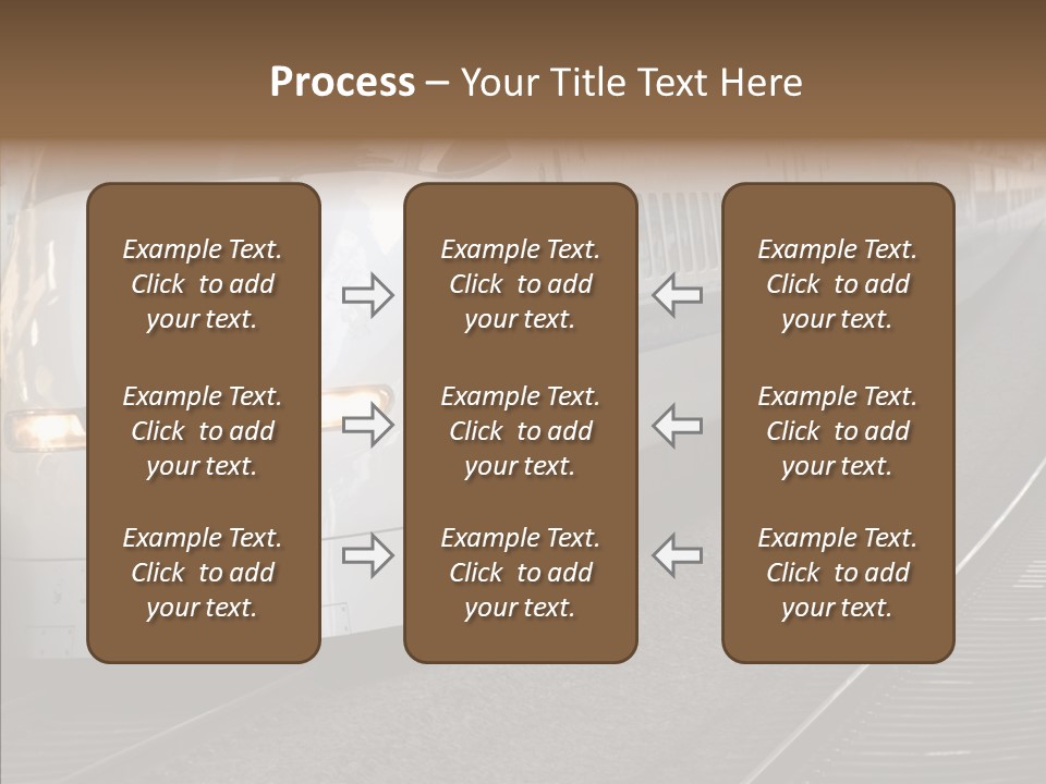 Train Kodama Fast PowerPoint Template