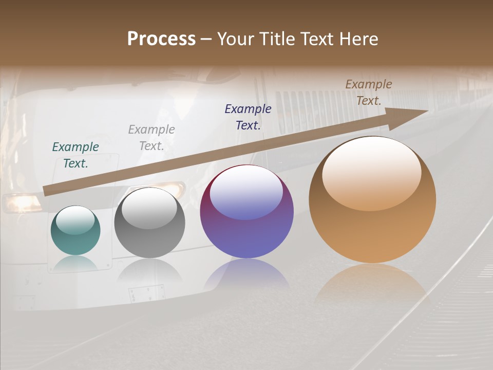 Train Kodama Fast PowerPoint Template