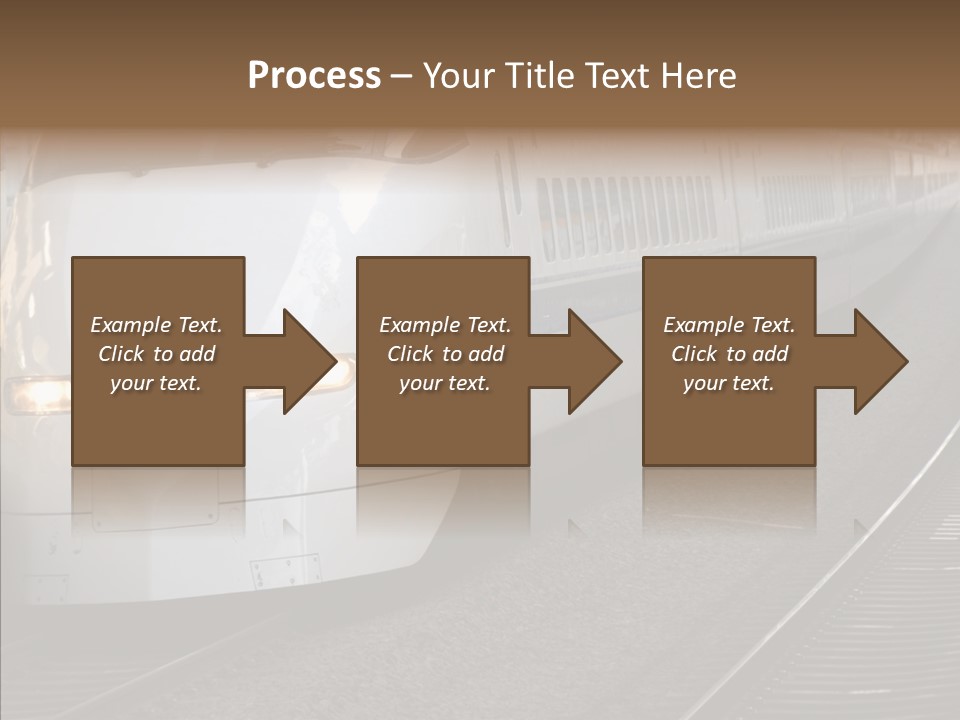 Train Kodama Fast PowerPoint Template