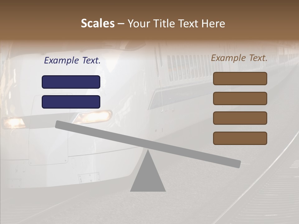 Train Kodama Fast PowerPoint Template