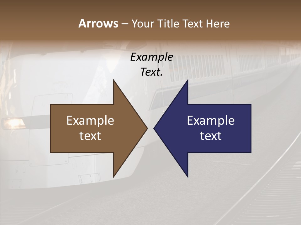 Train Kodama Fast PowerPoint Template