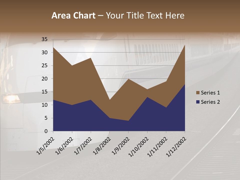Train Kodama Fast PowerPoint Template