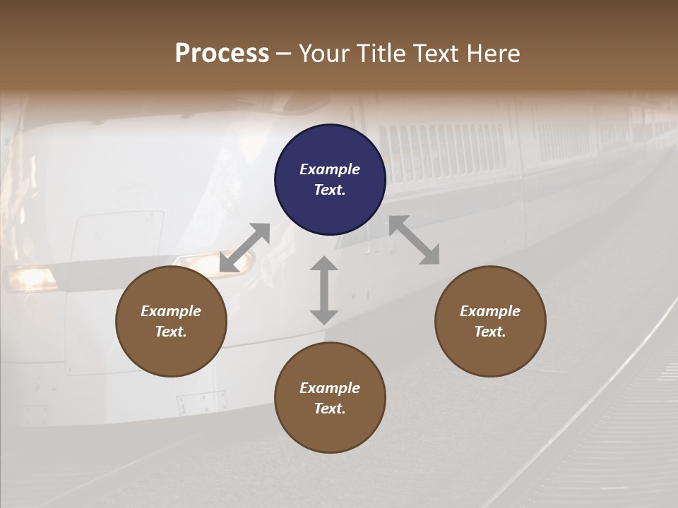 Train Kodama Fast PowerPoint Template