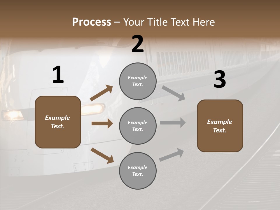 Train Kodama Fast PowerPoint Template