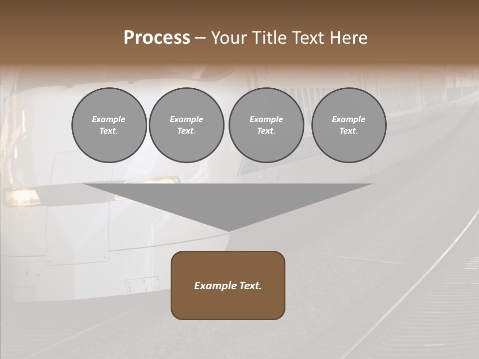 Train Kodama Fast PowerPoint Template