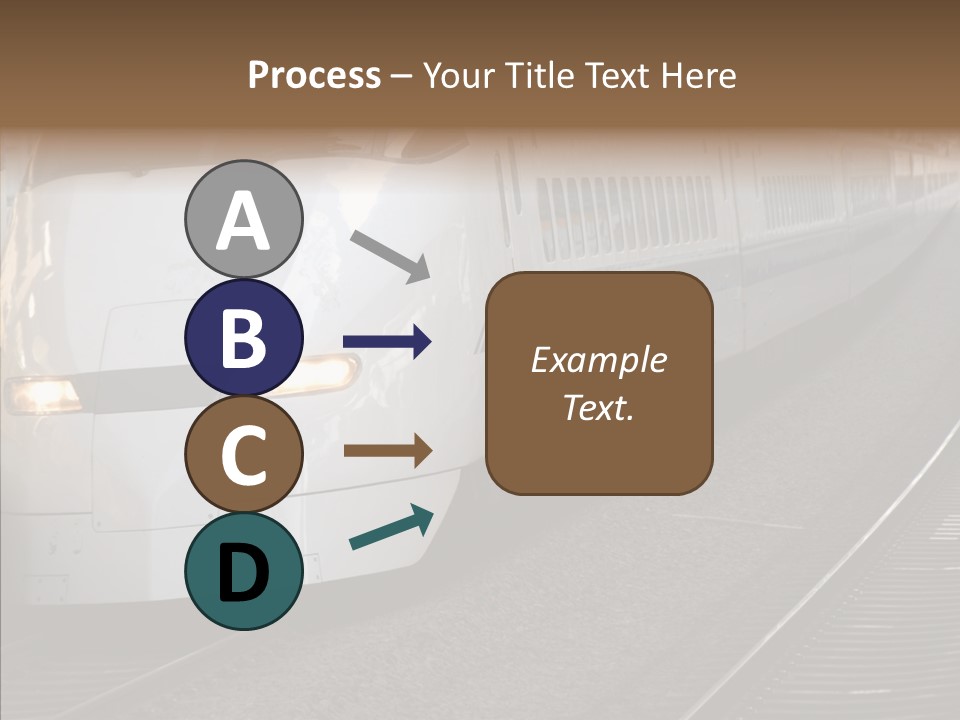 Train Kodama Fast PowerPoint Template