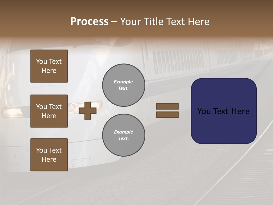Train Kodama Fast PowerPoint Template