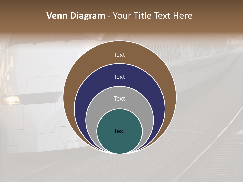 Train Kodama Fast PowerPoint Template