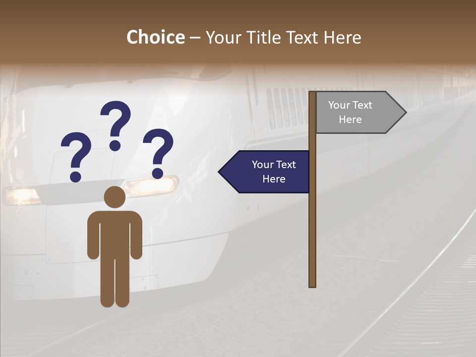 Train Kodama Fast PowerPoint Template