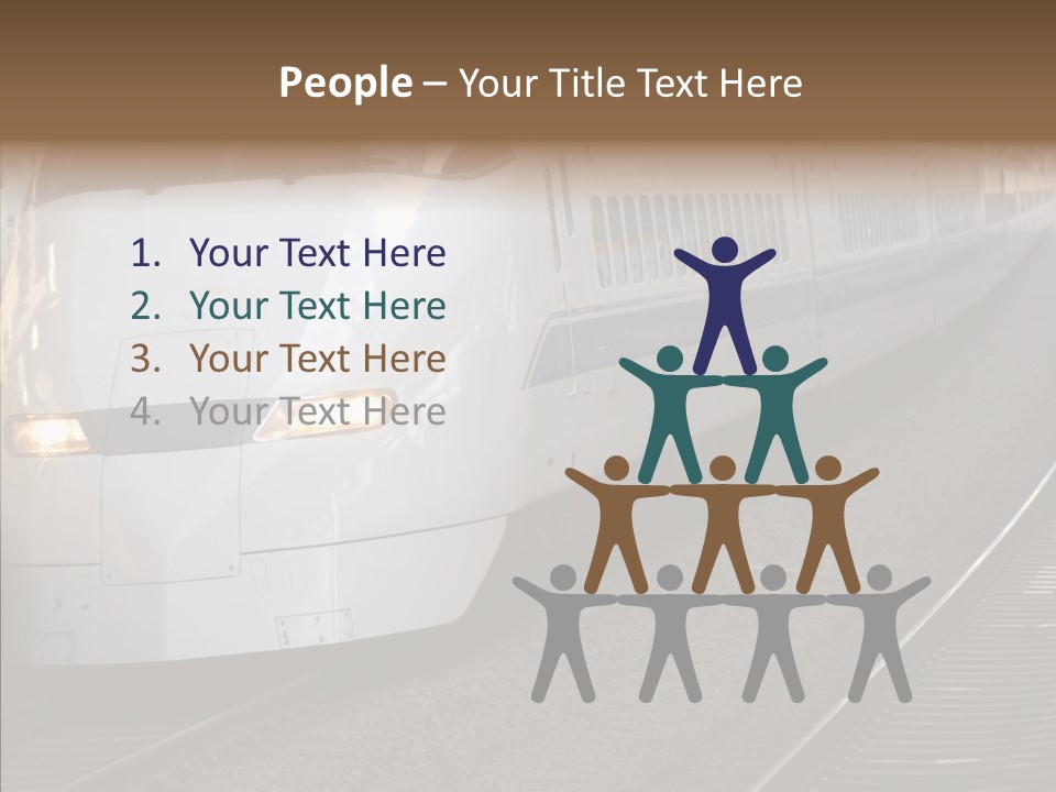 Train Kodama Fast PowerPoint Template